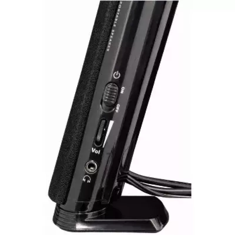 Hama altavoz multimedia «E 80» negro con cable