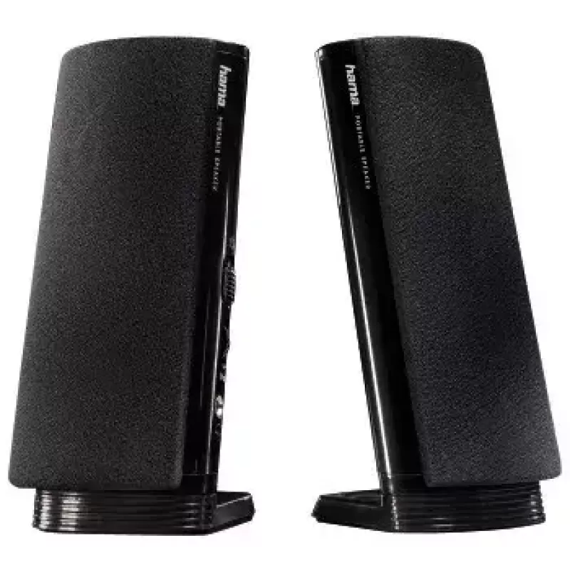 Hama altavoz multimedia «E 80» negro con cable
