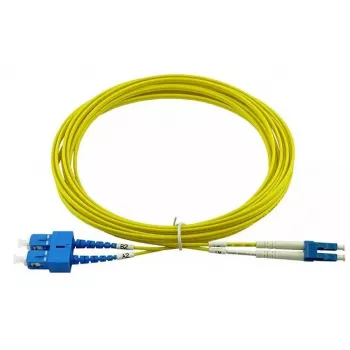 BlueOptics 047202G5120000010M-BO cable de conexión de fibra óptica dúplex (compatible con Corning), LC-UPC/SC-UPC, monomodo G.657.A1 9/125 µm, 10 m