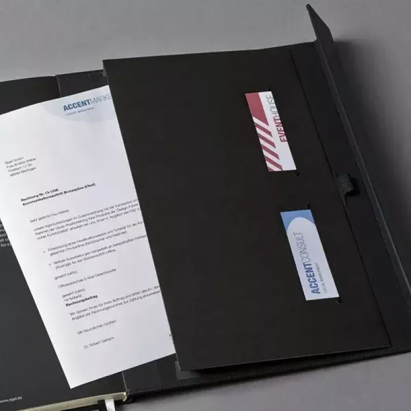 Cuaderno Sigel CO161 A5 97 hojas negro