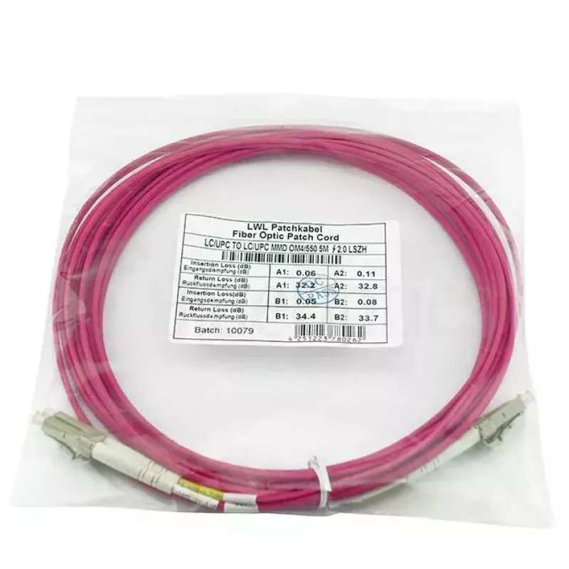 BlueOptics QK732A-BO Cable de fibra óptica InfiniBand 1 m LC violeta