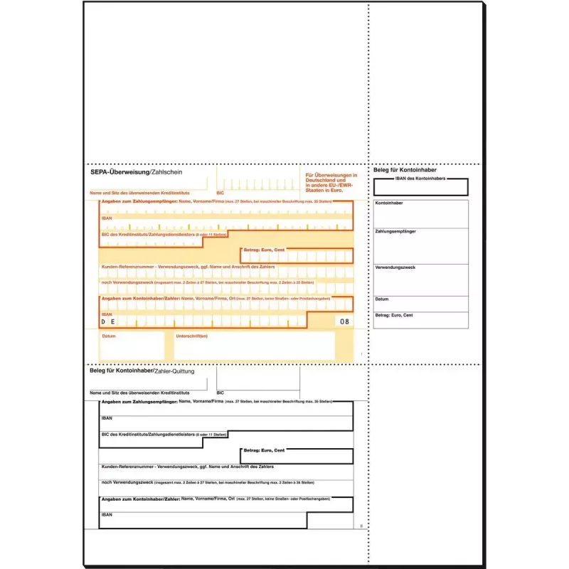 Formulario comercial Sigel ZV572