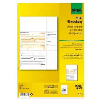 Formulario comercial Sigel ZV572