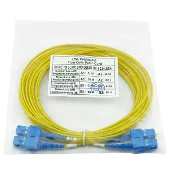 BlueOptics CAB-SMF-SC-SC-2-BO Cable de fibra óptica InfiniBand 2 m SC SC G.657.A1