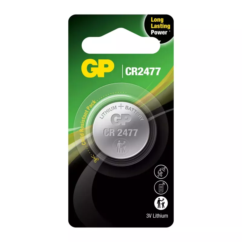 Pila desechable GP Batteries 103239 CR2477 Litio-dióxido de manganeso
