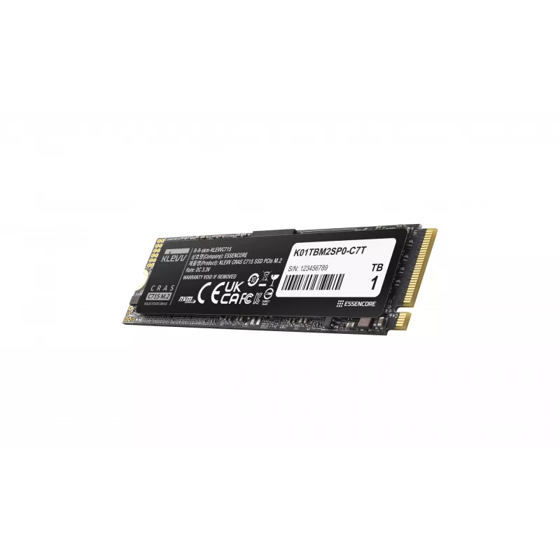 Unidad SSD KLEVV 1 TB M.2 2280 PCIe Gen3 NVMe K01TBM2SP0-C7T