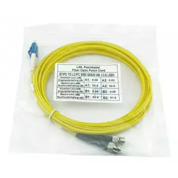 Cable de fibra óptica InfiniBand BlueOptics CAB-SMF-ST-LC-2-BO 2 m G.657.A1