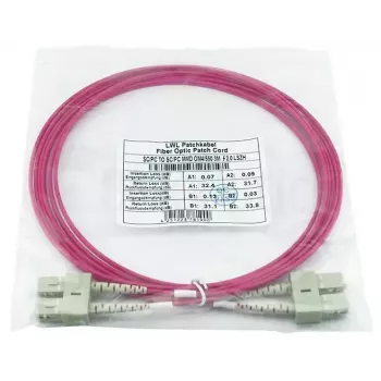 Cable de fibra óptica BlueOptics SFP3232FU0.5MK 0,5 m SC OM4