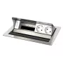 Caja de conexiones tipo F Kindermann 7492000052 acero inoxidable blanco
