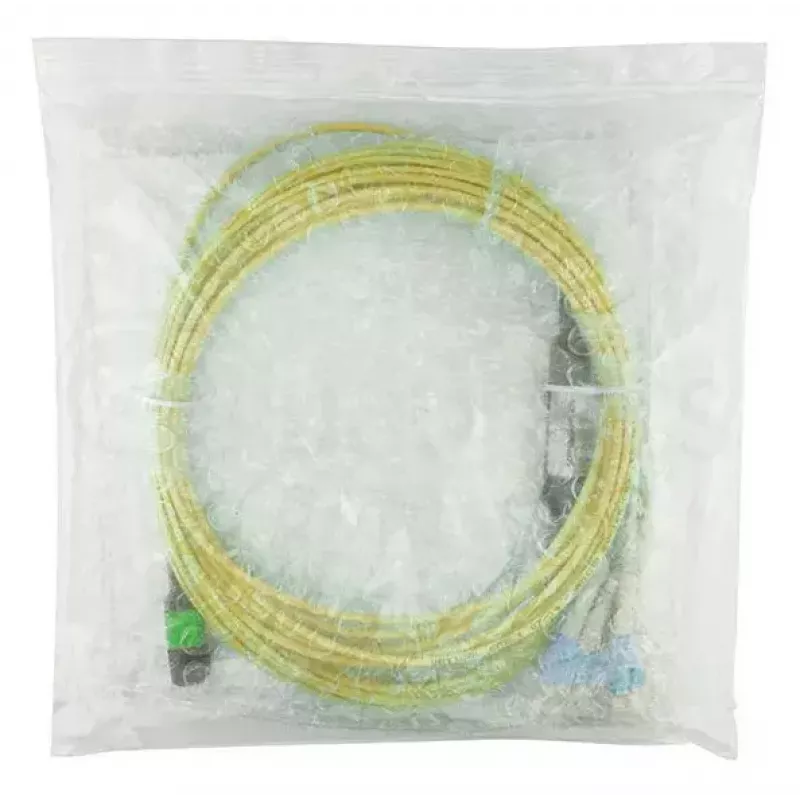 BlueOptics CBL-MPO12-4LC-SMF-5M-BO cable de fibra óptica InfiniBand MPO 4x LC 5 m
