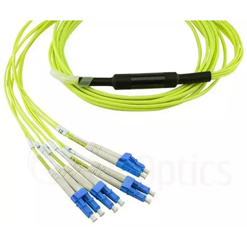 BlueOptics CBL-MPO12-4LC-SMF-5M-BO cable de fibra óptica InfiniBand MPO 4x LC 5 m