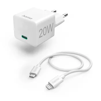 Hama 00201620 cargador móvil smartphone, tablet blanco AC carga rápida para interior