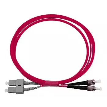 Cable de fibra óptica BlueOptics SFP3233FU0.5MK SC ST OM4 0,5 m magenta