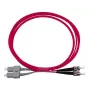 Cable de fibra óptica BlueOptics SFP3233FU0.5MK SC ST OM4 0,5 m magenta