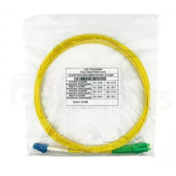 Cable de fibra óptica BlueOptics SFP3131BU3MS InfiniBand 3 m LC amarillo