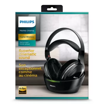 Philips SHD8850/12 auriculares/headset inalámbricos diadema música Negro