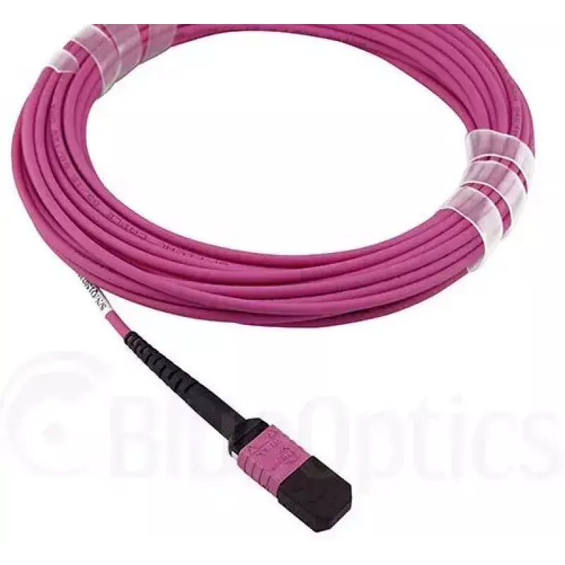 BlueOptics CBL-MPO12-4LC-OM4-15M-BO Cable de fibra óptica InfiniBand MPO 4x LC 15 m