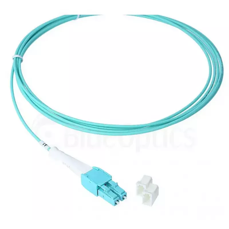 BlueOptics 797902TD120001M-BO cable de conexión de fibra óptica dúplex Uniboot (compatible con Corning), LC-UPC/LC-UPC, multimodo OM3 50/125 µm, 1 m