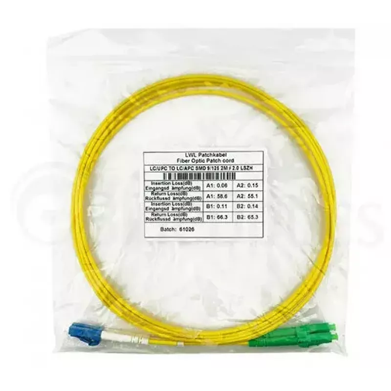 BlueOptics SFP3131BU1MS Cable de fibra óptica InfiniBand 1 m LC amarillo