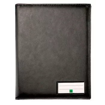 Organizador personal Sigel EF510 imitación piel plástico negro