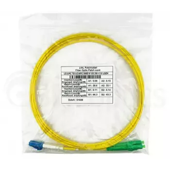 Cable de fibra óptica BlueOptics SFP3131BU5MS LC G.657.A1 5 m amarillo