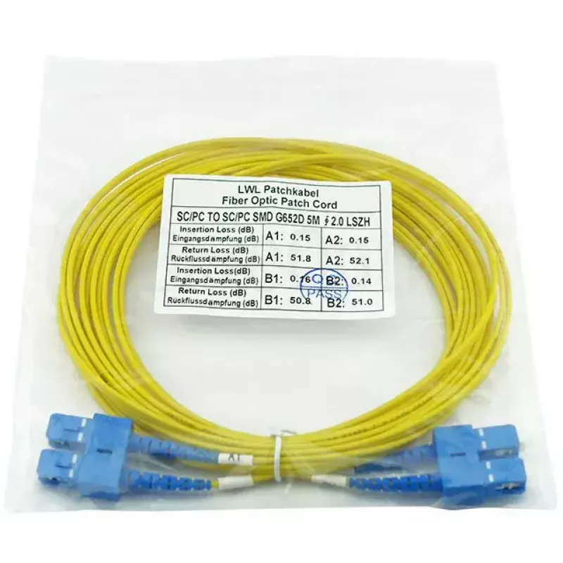 Cable de fibra óptica BlueOptics CAB-SMF-SC-SC-1 1 m SC SC G.657.A1