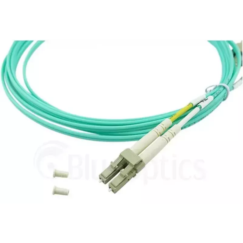 BlueOptics 055702T512000007.5M-BO Cable de conexión de fibra óptica dúplex (compatible con Corning), LC-UPC/SC-UPC, multimodo OM3 50/125 µm, 7,5 m