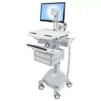 Carro multimedia Ergotron StyleView aluminio gris blanco