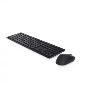 DELL Pro Teclado y ratón - KM5221W - UK (QWERTY) - negro, tamaño completo (100%), inalámbrico, RF Wireless, QWERTY, negro, ratón incluido