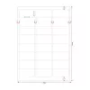 Etiqueta autoadhesiva MediaRange MRINK150