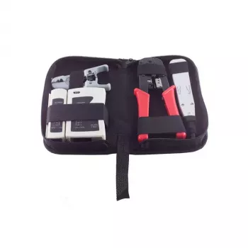 Set de crimpadora para cables ShiverPeaks BS18-25001 negro
