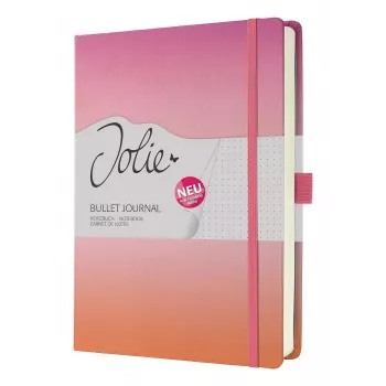 Cuaderno Sigel Jolie JB103 A5+ 100 hojas Naranja Rosa