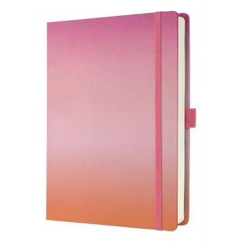 Cuaderno Sigel Jolie JB103 A5+ 100 hojas Naranja Rosa