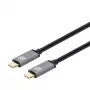 Techly ICOC-MUSB322-CM-010 Cable USB 3.2 Gen 2, USB-C macho, 1 m, negro