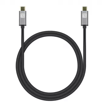 Techly ICOC-MUSB322-CM-010 Cable USB 3.2 Gen 2, USB-C macho, 1 m, negro