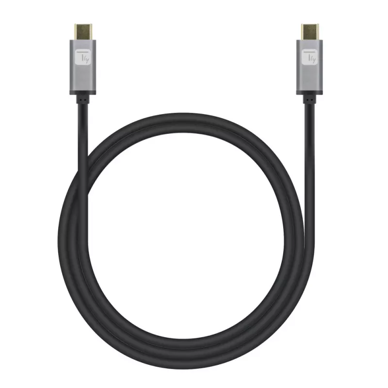 Techly ICOC-MUSB322-CM-010 Cable USB 3.2 Gen 2, USB-C macho, 1 m, negro