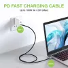 Techly ICOC-MUSB322-CM-010 Cable USB 3.2 Gen 2, USB-C macho, 1 m, negro