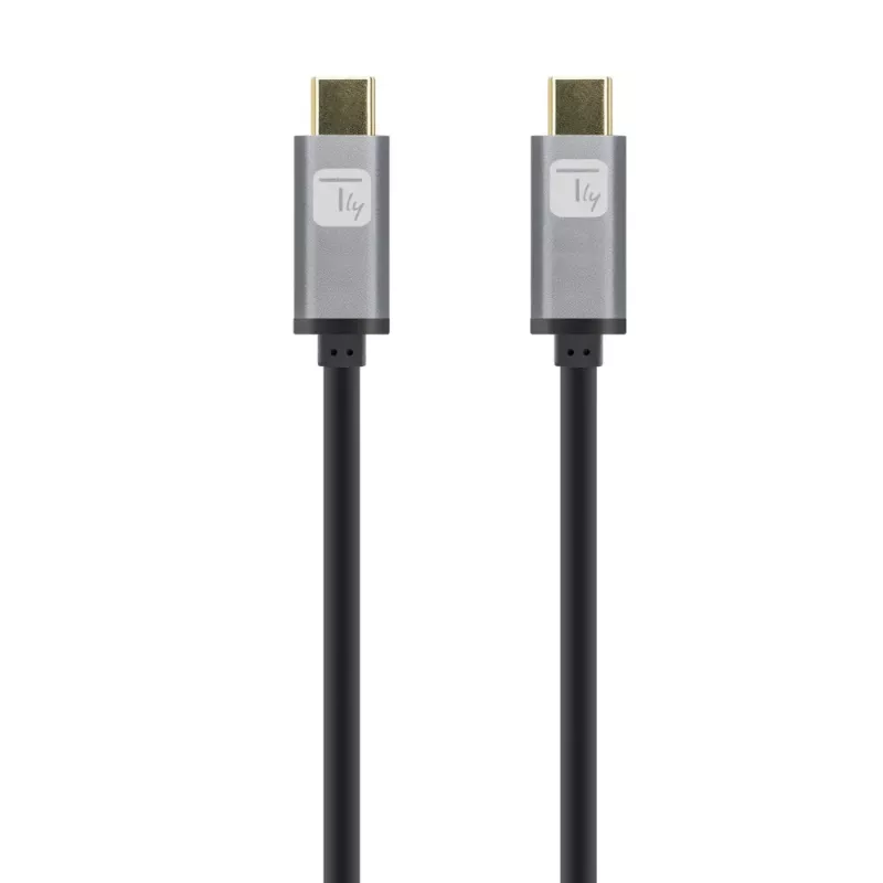 Techly ICOC-MUSB322-CM-010 Cable USB 3.2 Gen 2, USB-C macho, 1 m, negro