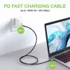 Techly ICOC-MUSB322-CM-010 Cable USB 3.2 Gen 2, USB-C macho, 1 m, negro