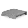 BakkerElkhuizen Q-Riser 50 Circular 76,2 cm Escritorio Gris