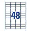 Etiqueta autoadhesiva Avery J4791-25 rectángulo redondeado