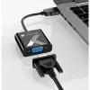 Adaptador de cable Techly convertidor HDMI a VGA con conector jack de audio