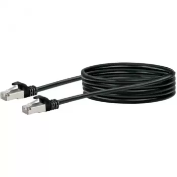 Cable de red Schwaiger CKB6025 053 RJ-45 Cat6 2,5 m negro