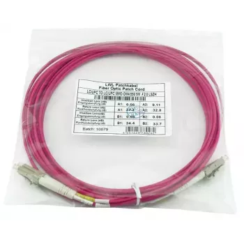 BlueOptics CBL-LC-OM4-2M-BO Cable de fibra óptica 2m conector LC