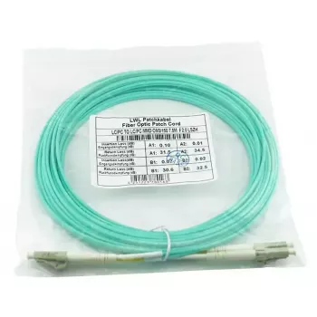 Cable de fibra óptica BlueOptics AJ834A-BO 1m 2x LC OM3 dúplex completo