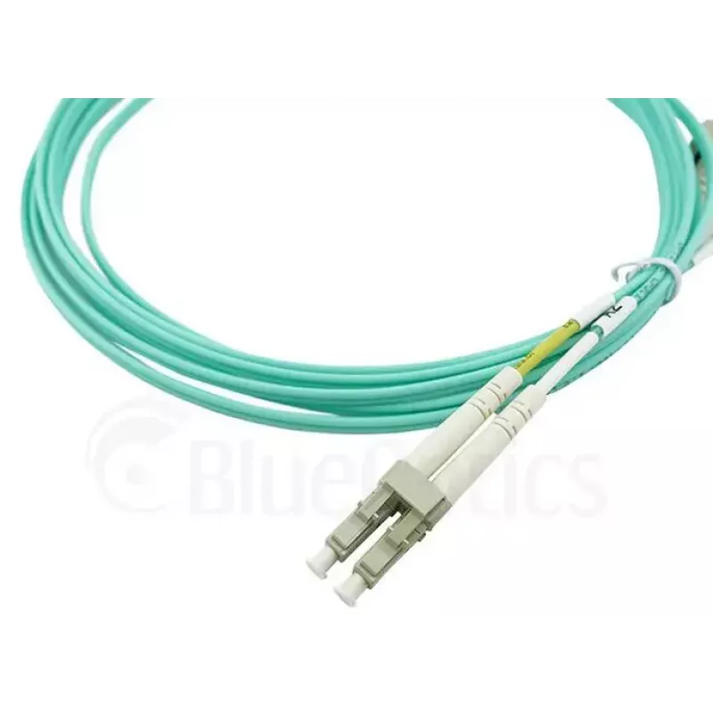 Cable de fibra óptica BlueOptics AJ834A-BO 1m 2x LC OM3 dúplex completo