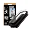 PanzerGlass SAFE. by ® protector de pantalla con marco negro iPhone 17 | 16 Pro | Ultra-Wide Fit con EasyAligner