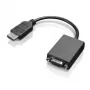 Adaptador de monitor Lenovo 03X6574 — adaptador compatible para dispositivos Lenovo, accesorio de conexión de pantalla