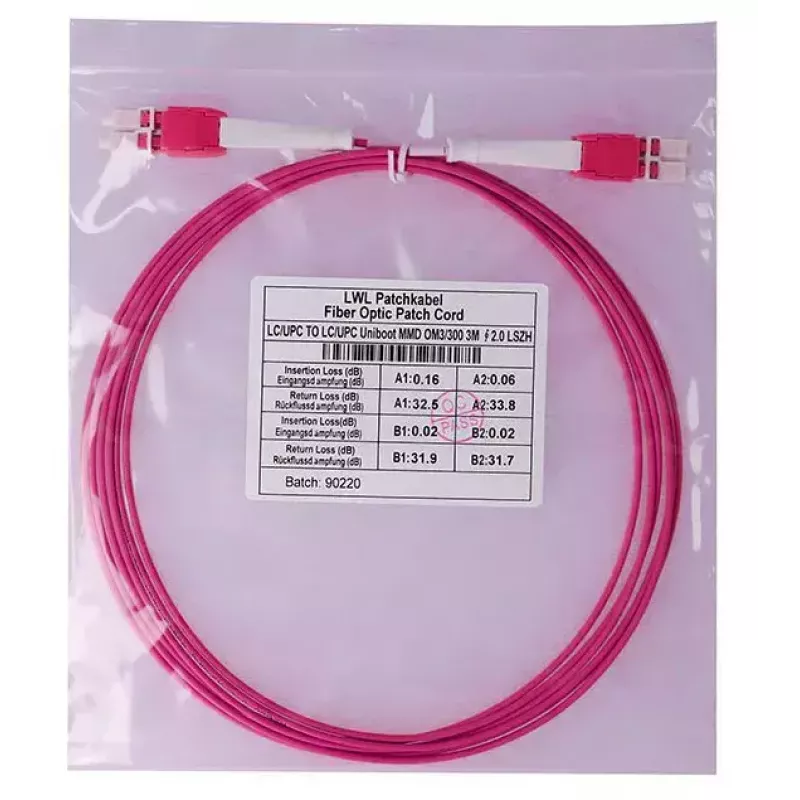 Cable de fibra óptica BlueOptics SFP8181FU0.5MK 0,5 m LC OM4