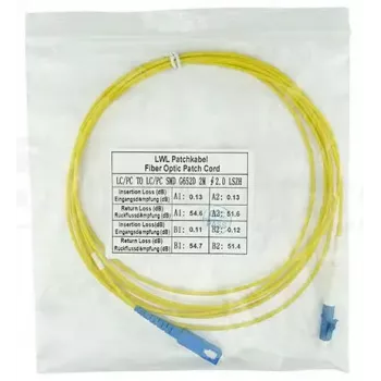 Cable de fibra óptica BlueOptics SFP2122BU10MK LC SC G.657.A1 10 m Amarillo